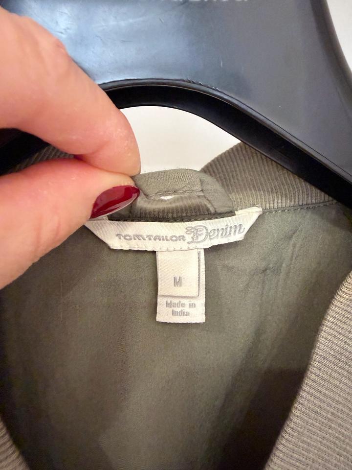 Бомбер хаки Tom Tailor Denim