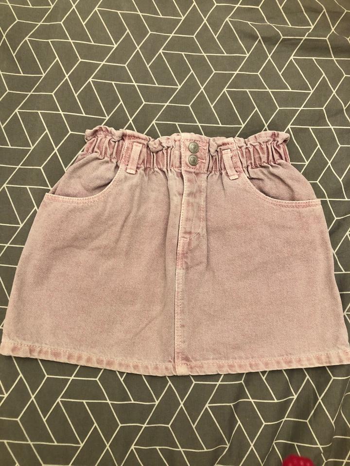 Zara джинсовая юбка розового цвета 3-4 года 104 см