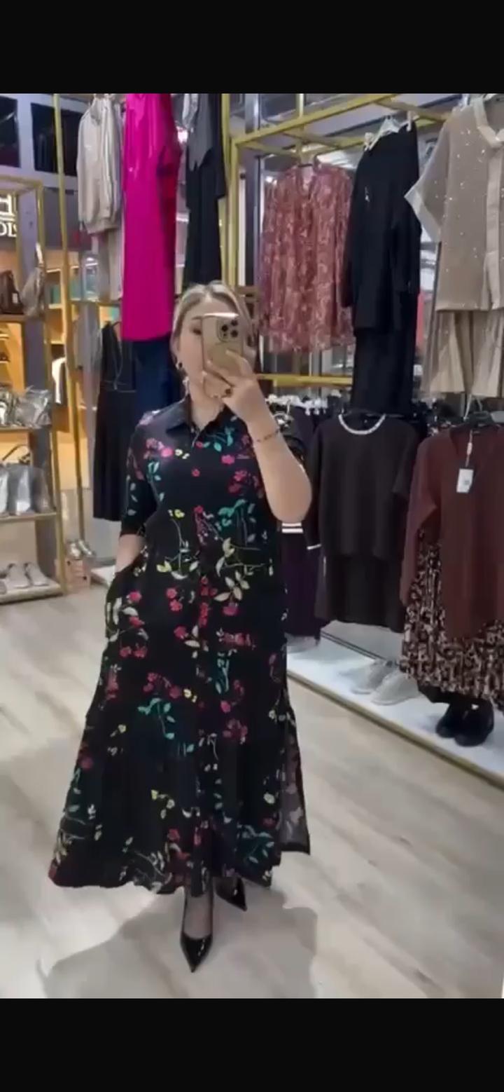 Штапель платье. Производство Турция