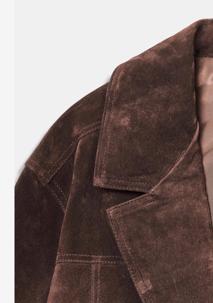 Куртка из 100% замши Zara