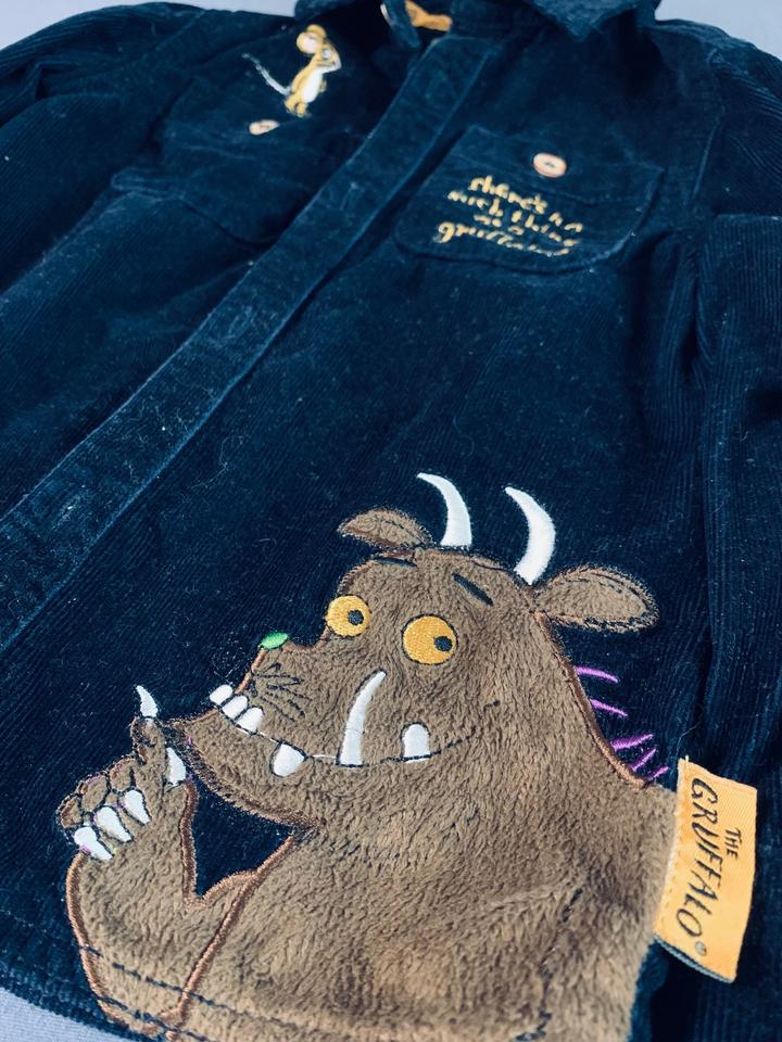 Рубашка детская вельветовая с Груффало