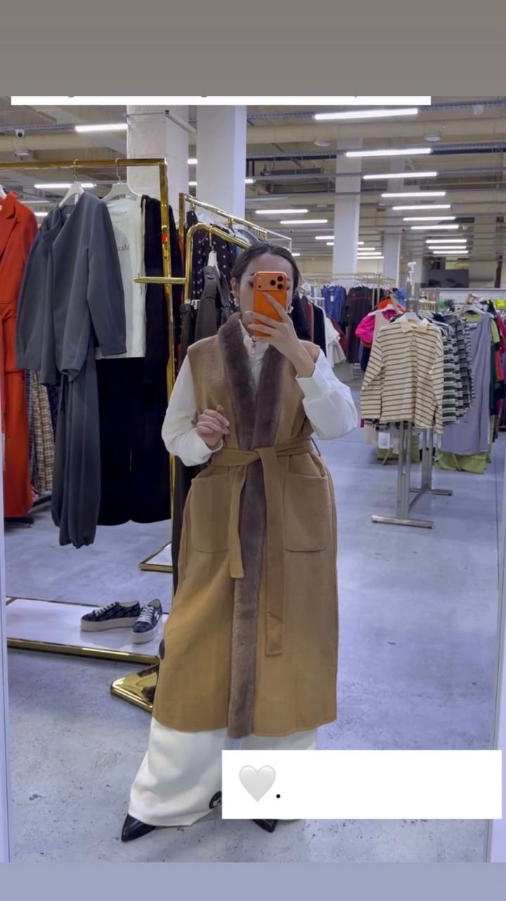 Пальто жилет