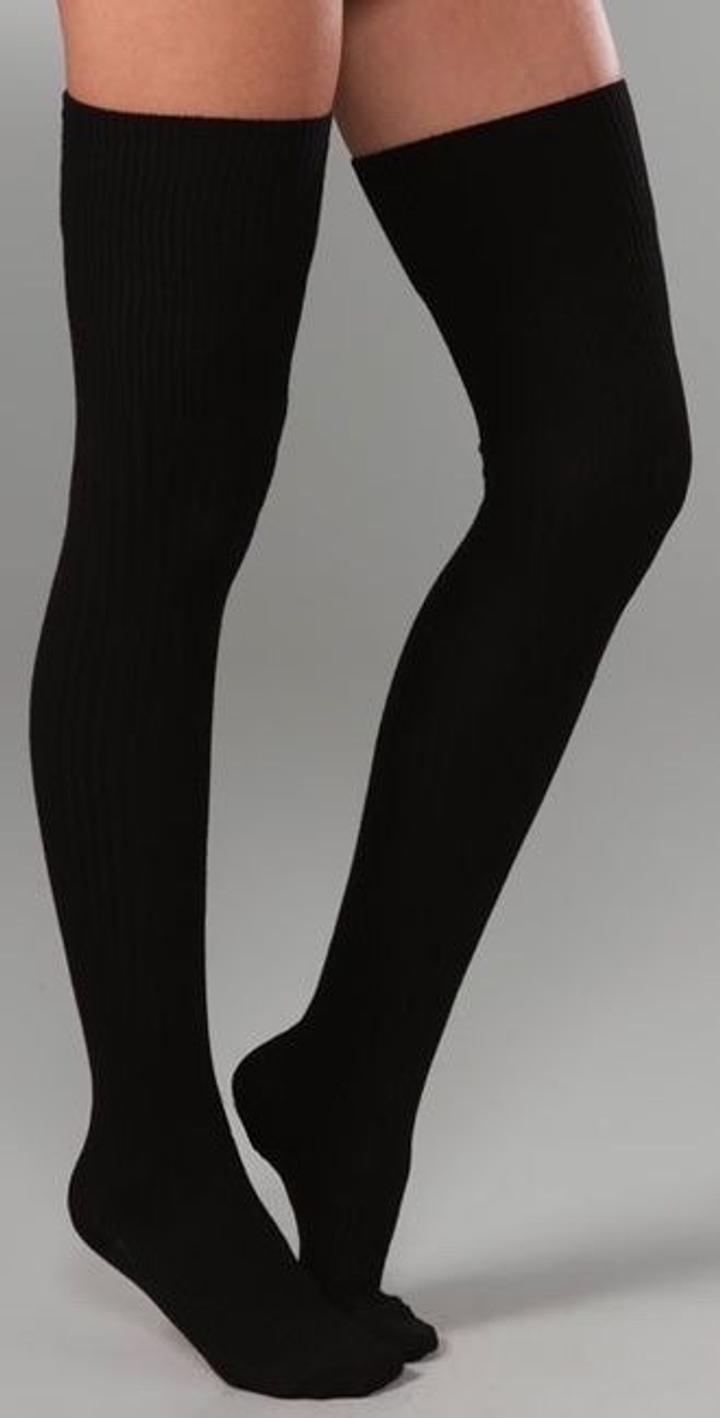 Черные женские гетры