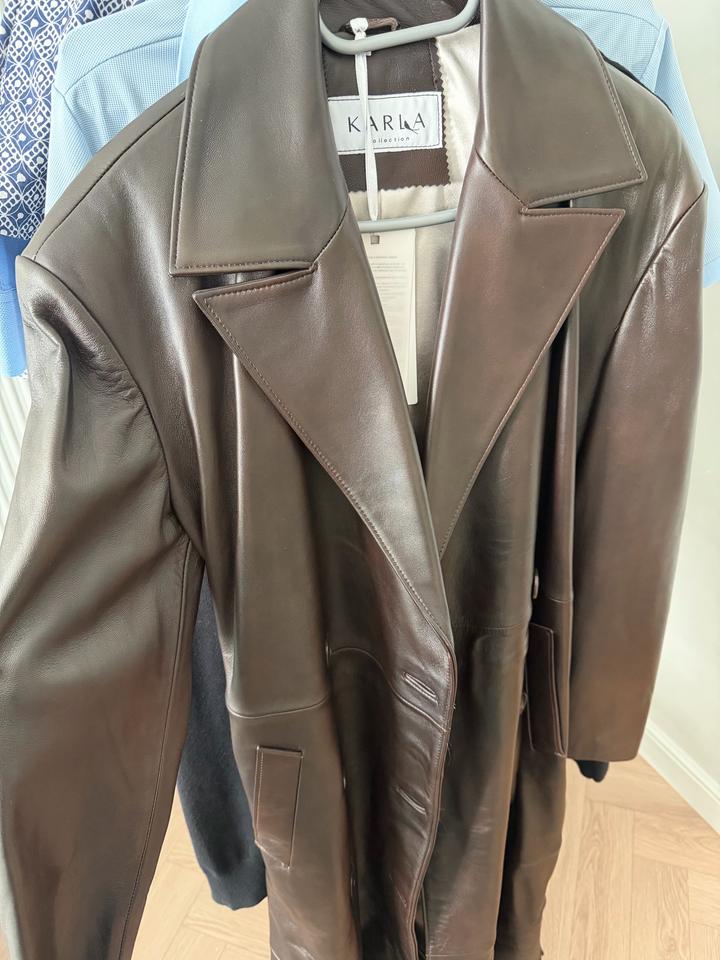 Кожаный тренч новый Katlawear