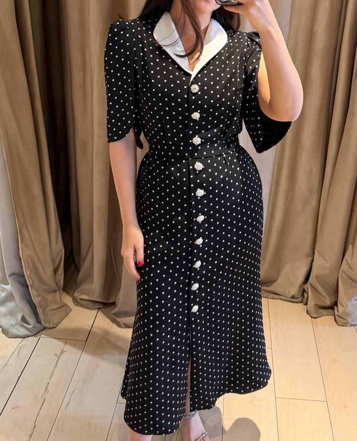 Платье в горошек Malli