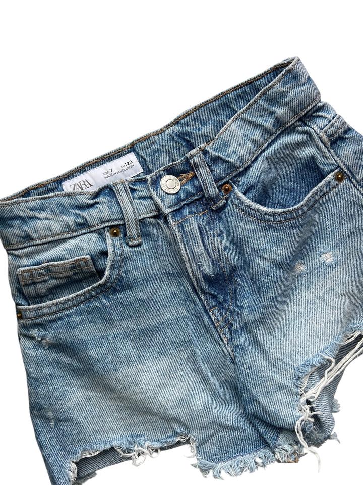 Джинсовые шорты Zara 6-7 лет
