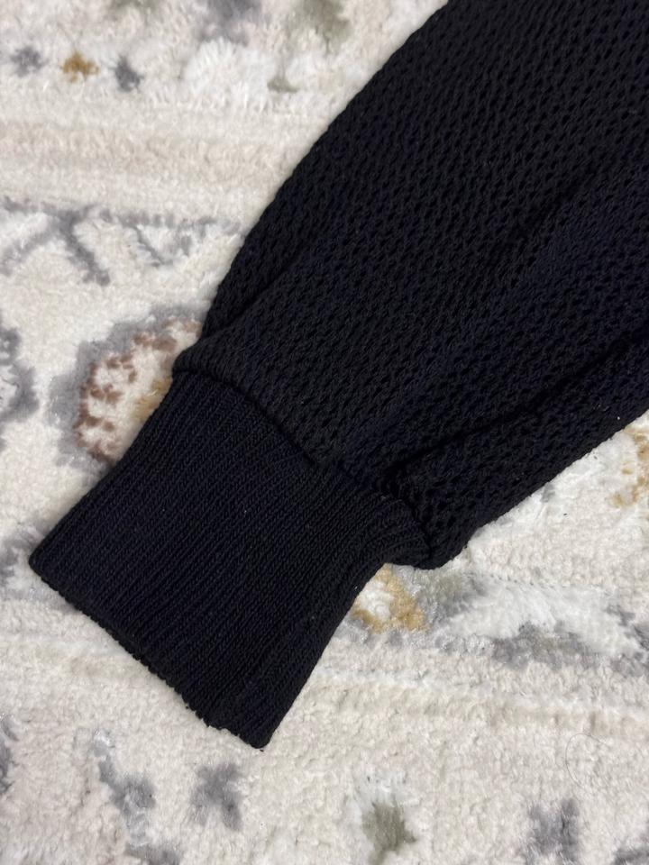 Черный сетчатый бомбер Zara