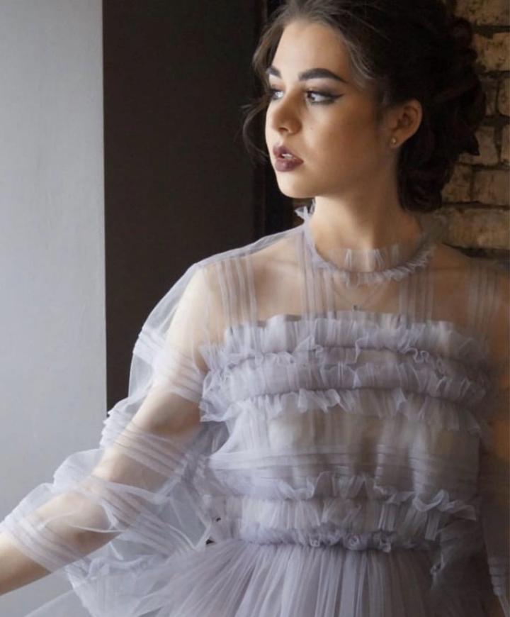 Пышное платье на выпускной узату