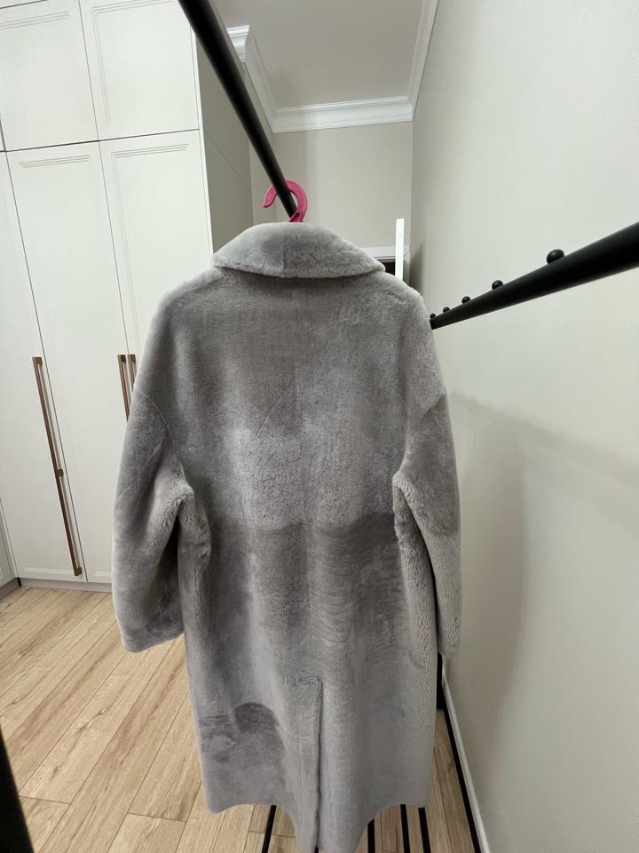 Меховое пальто двустороннее