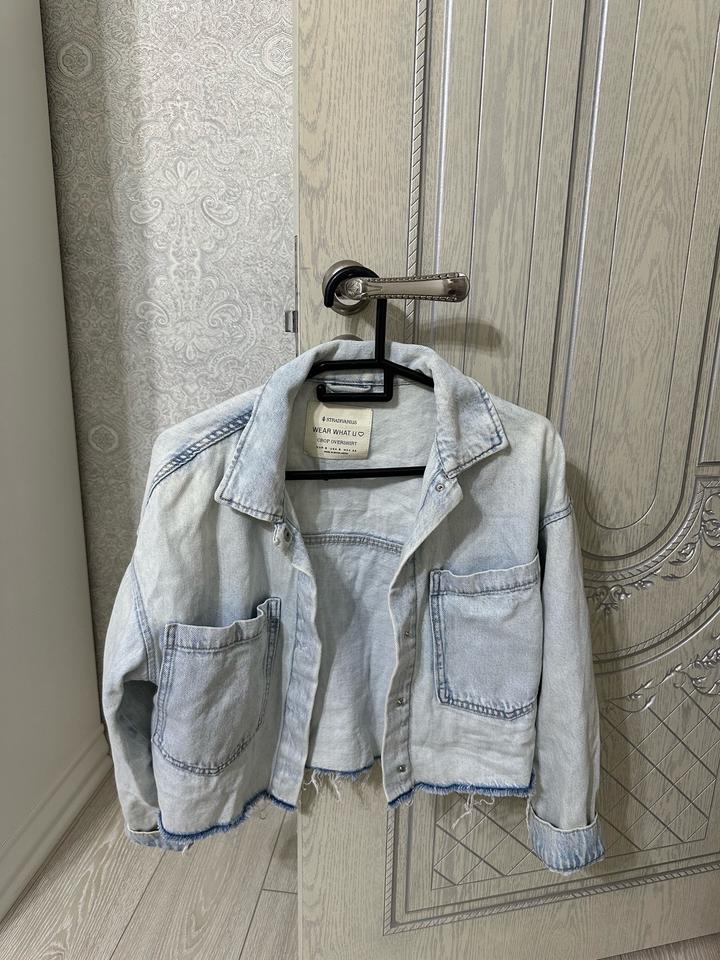 Джинсовка Stradivarius🤍