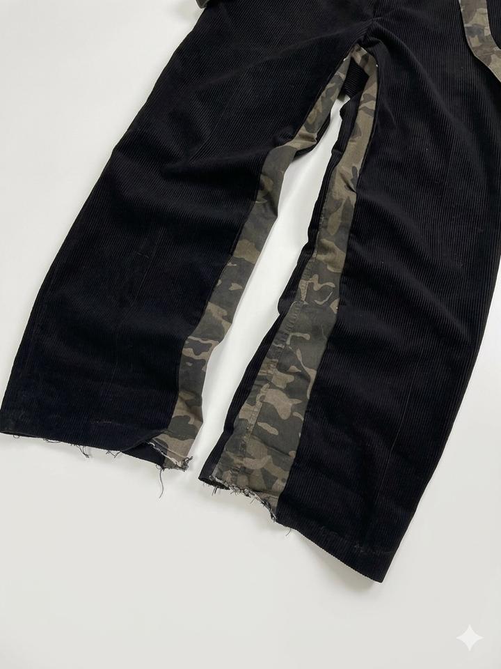 Кастомные вельветовые брюки КРЕСТЫ