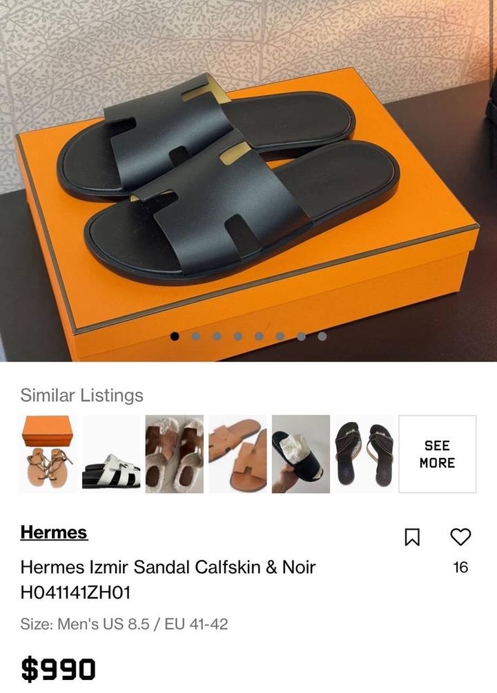 Hermes Paris Izmir Sandal