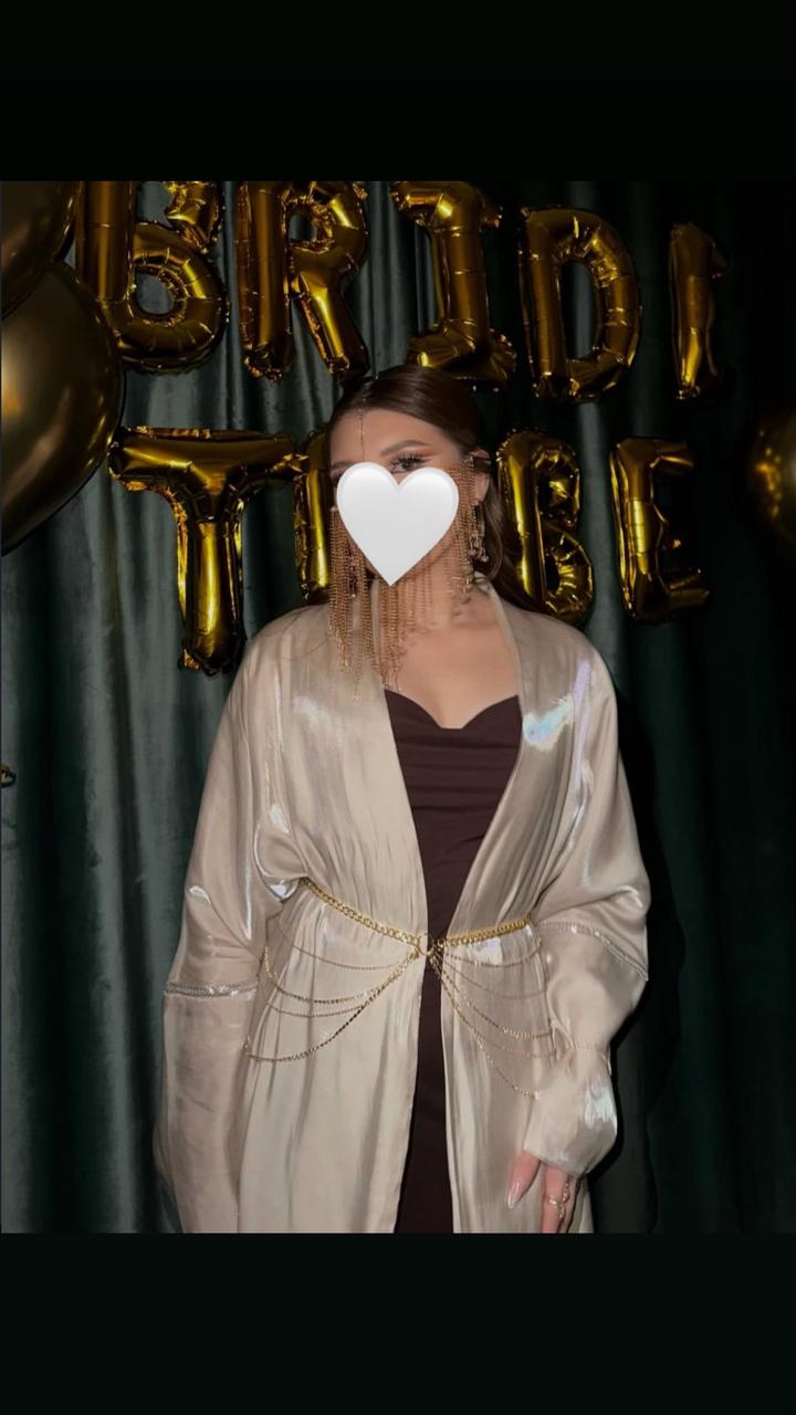 Абайка от La prima и платье коричневое