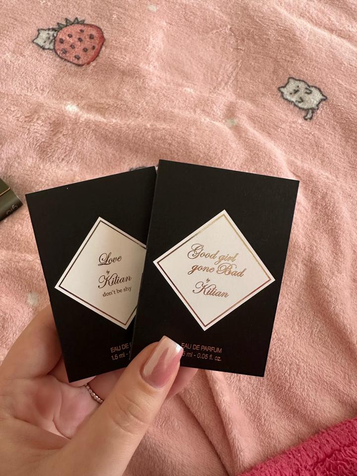 Пробники Kilian love и Kilian good girl gone bad