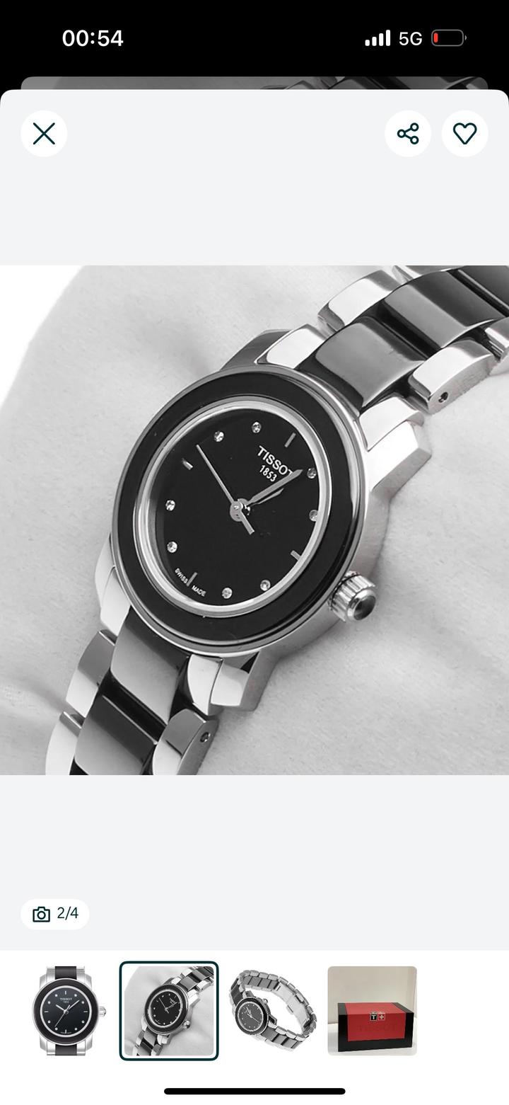 Часы с бриллиантами tissot