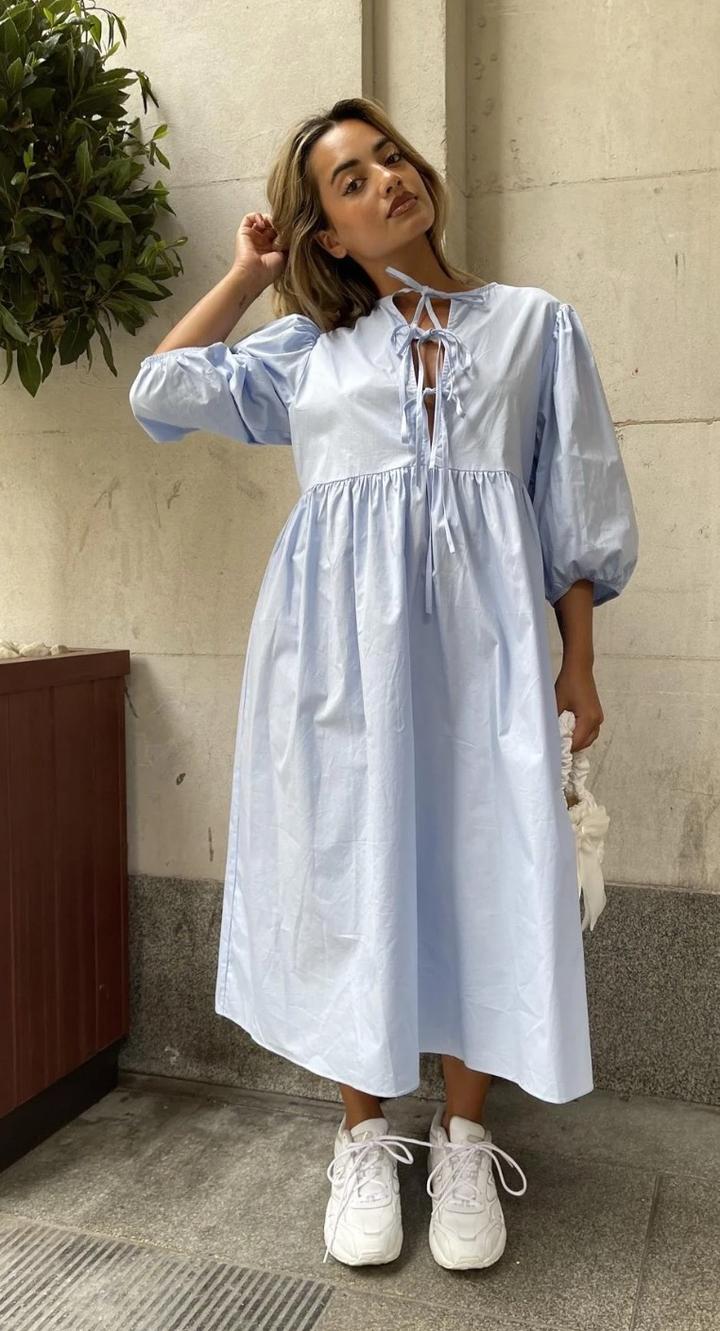 Голубое платье Зара