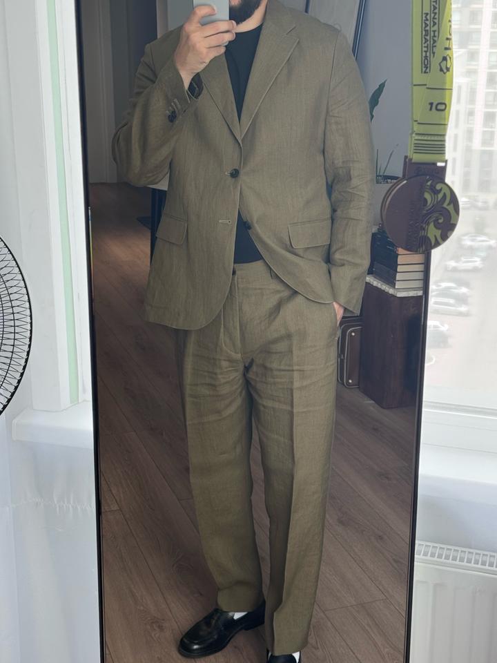 Костюм лен Massimo Dutti