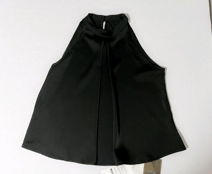 Новый топ атласный сатиновый блуза р 44 - 46 вечерний офисный нарядный