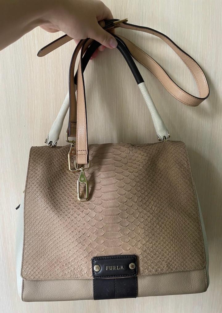 Сумка из кожи питона FURLA