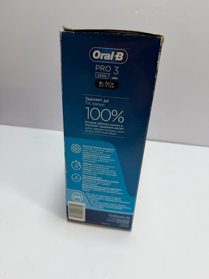 Электрическая зубная щётка Oral‑B Pro 3 3500 Black, новая