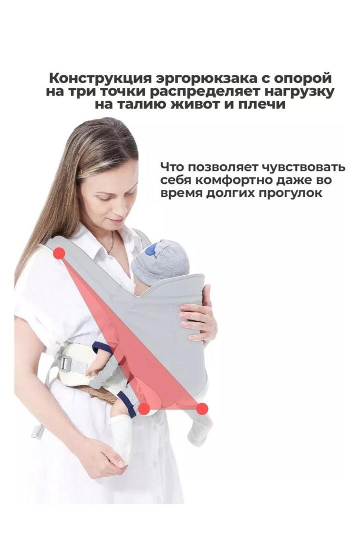 Эргорюкзак VEXA до 25 кг, серый