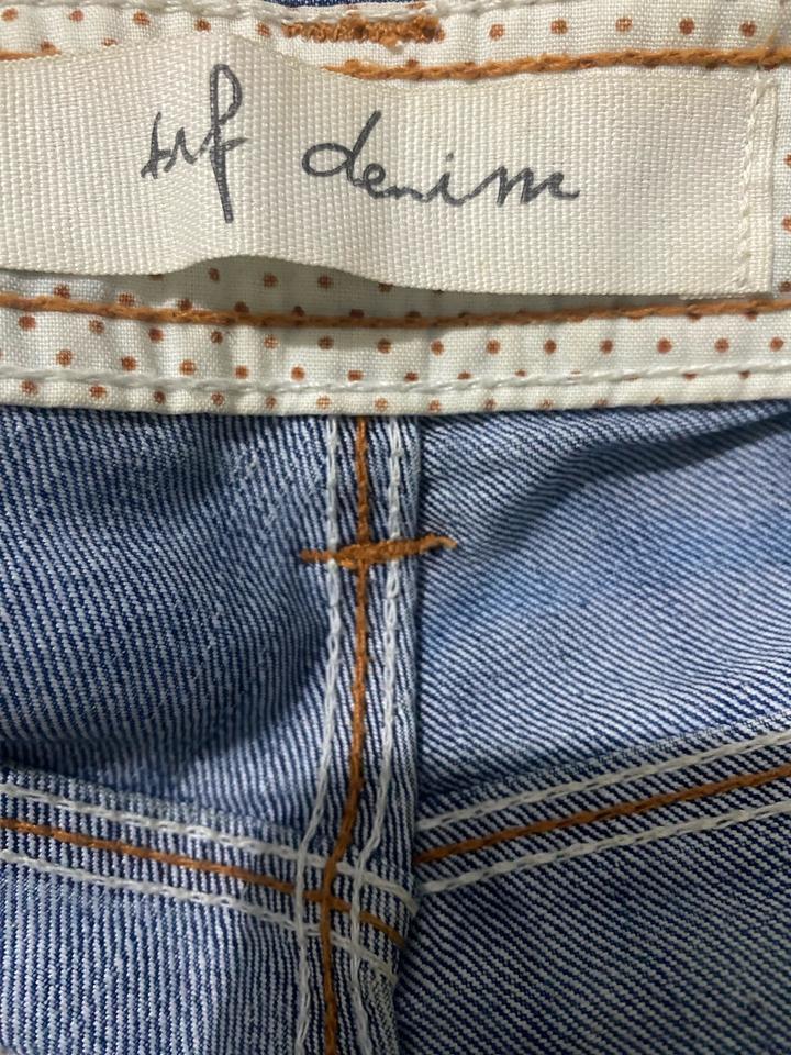 Летние джинсовые шорты бермуды Zara trf