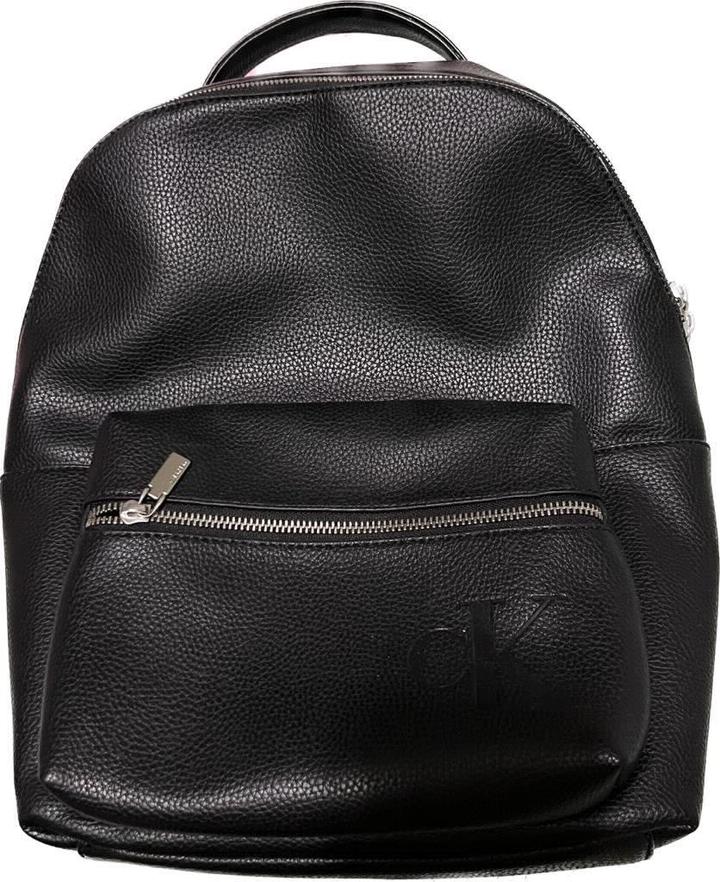 Кожаный черный рюкзак Calvin Klein