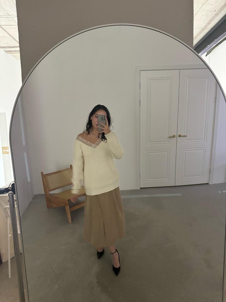 Бежевая юбка