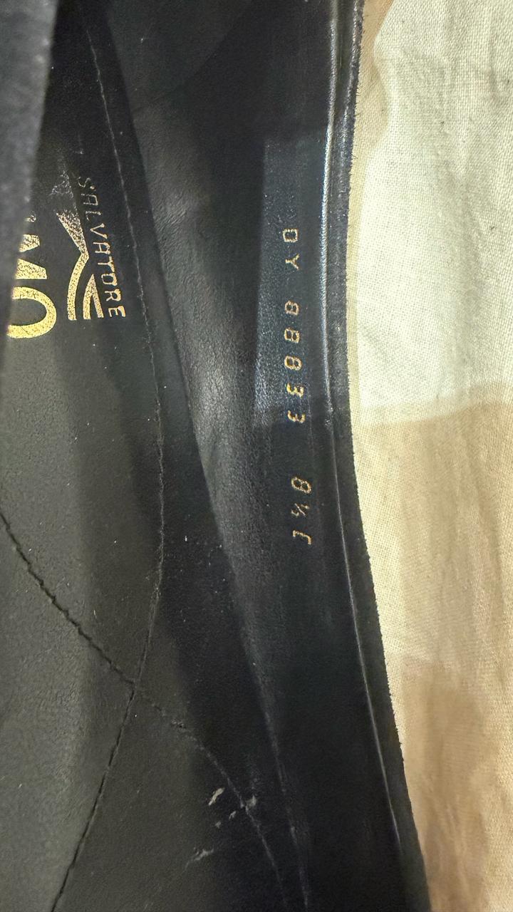 Salvatore Ferragamo: замшевые балетки Varina