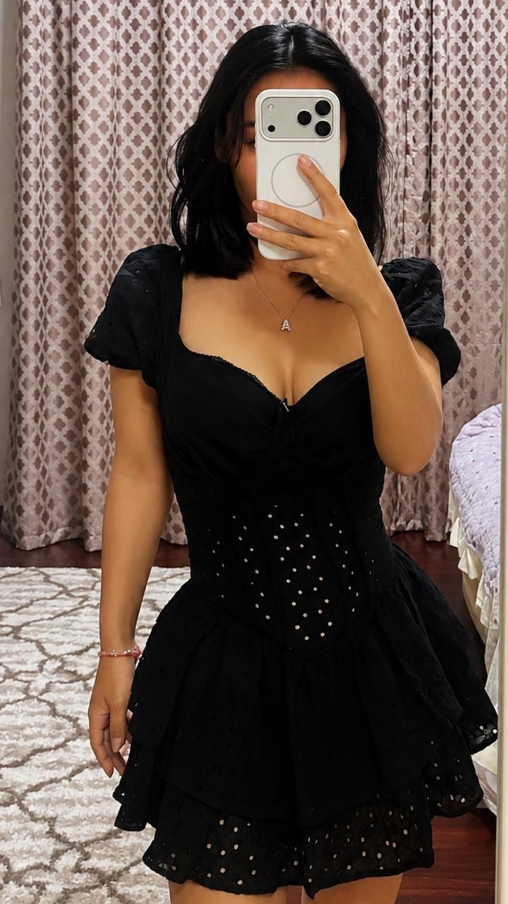 🐈⬛ черное маленько платье💋
