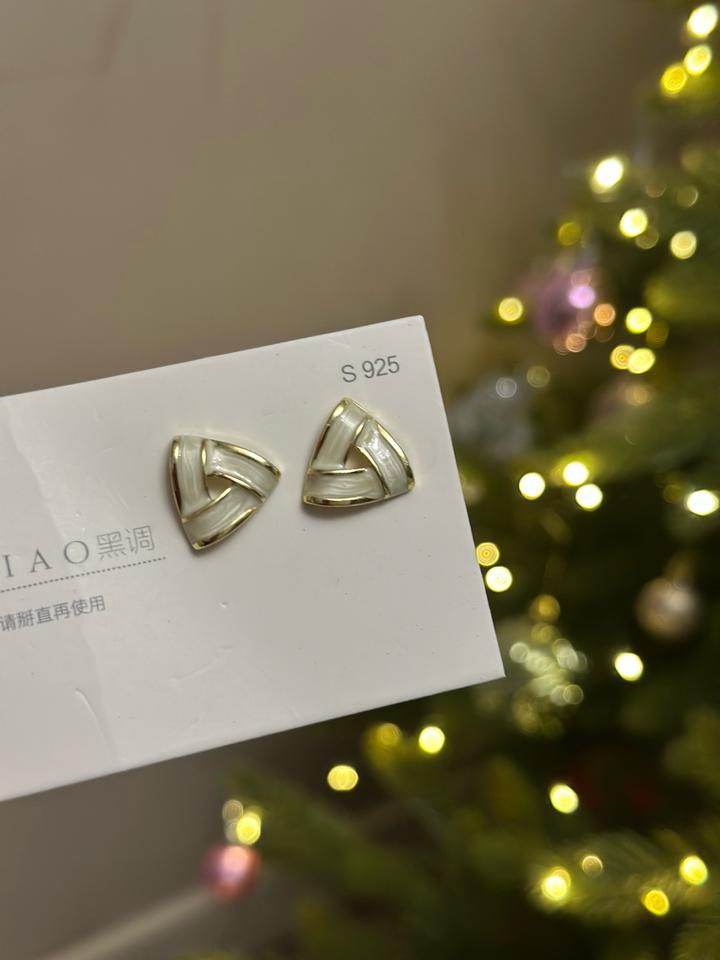 Винтажные серьги бижутерия