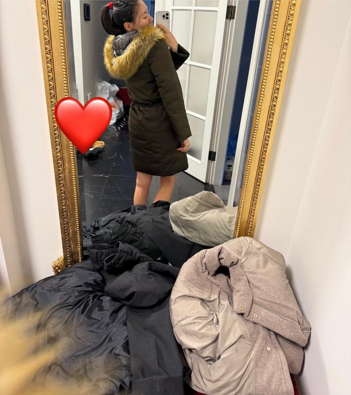 Пуховик пальто