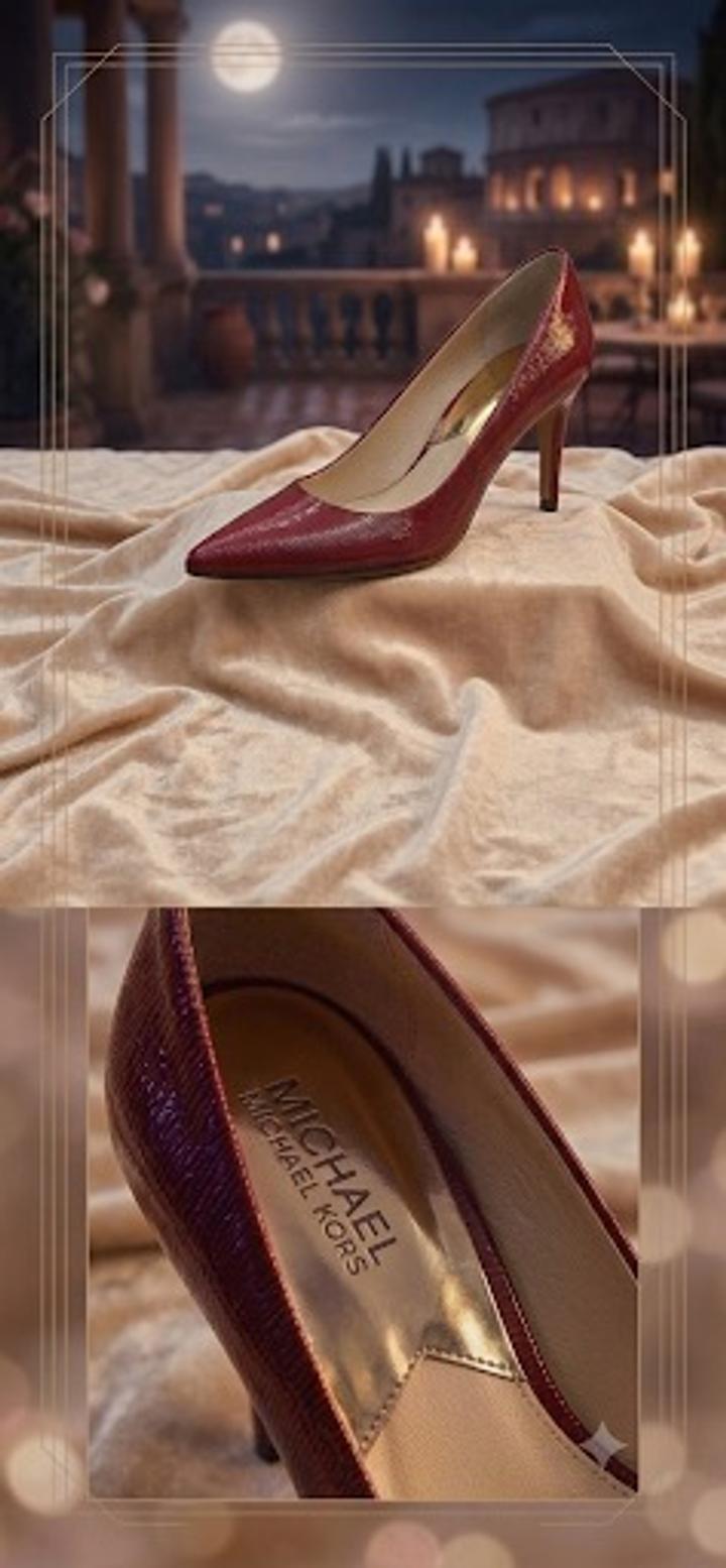 Красные туфли-лодочки Michael Kors