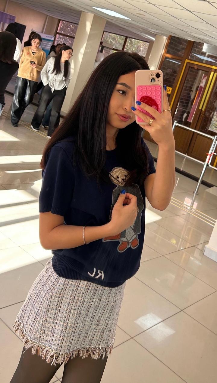 Твидовая мини-юбка с бахромой