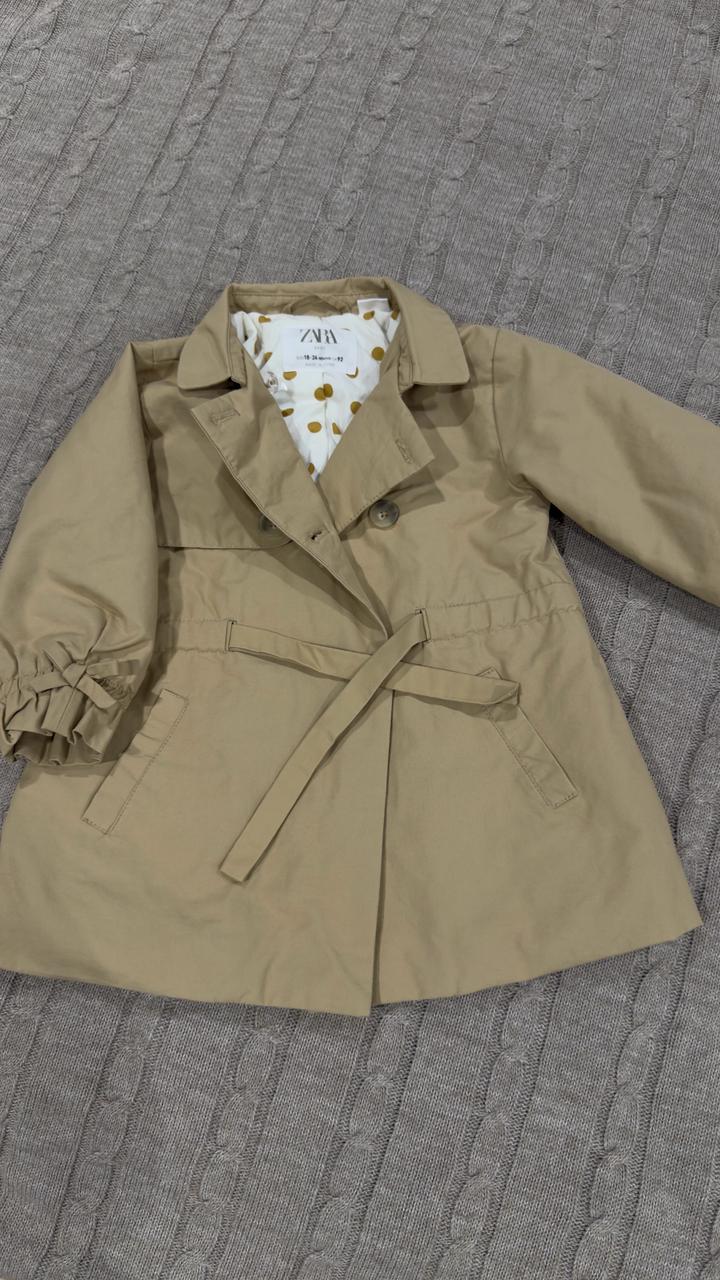 Тренч Zara baby для девочки