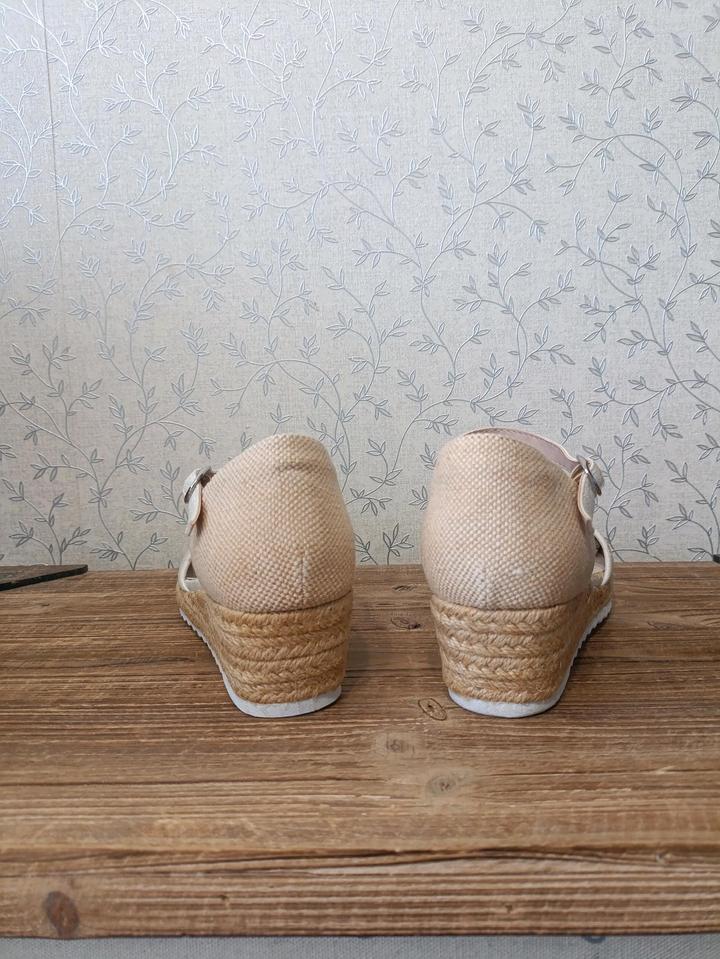 Эспадрильи Испания, цвета шампанского золотистые , р.37,5