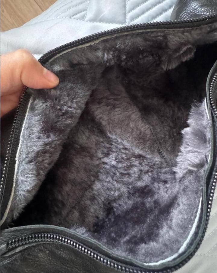 Сапоги кожаные