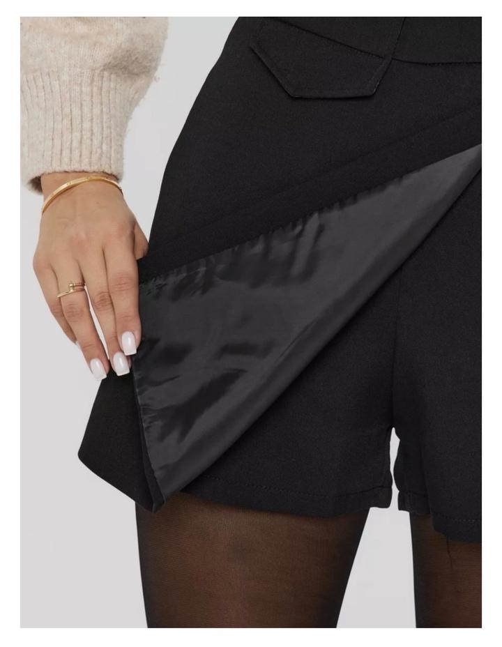 Черная юбка-шорты