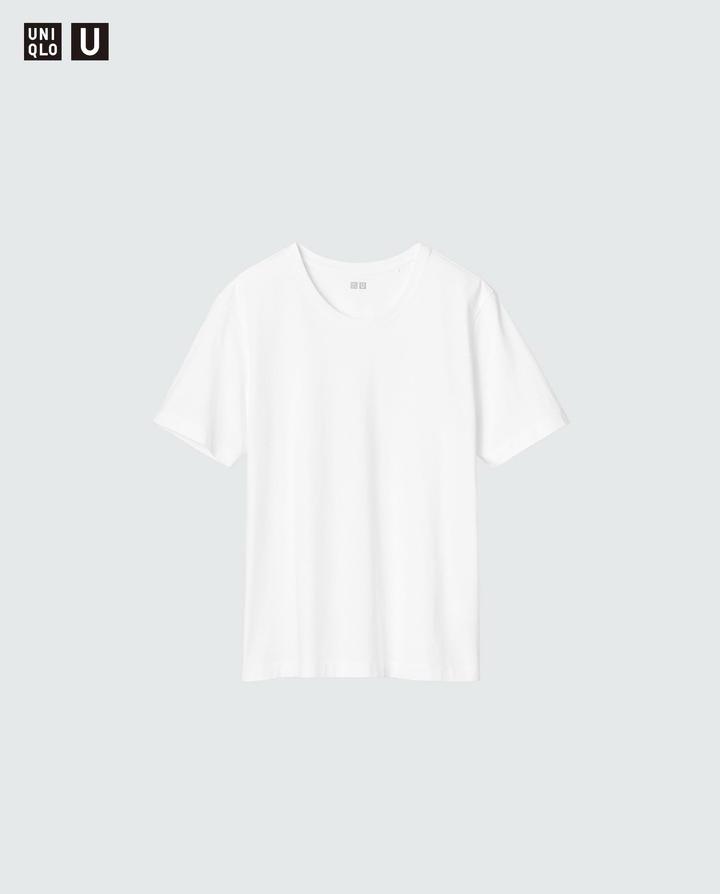 Белая футболка Uniqlo унисекс размер М