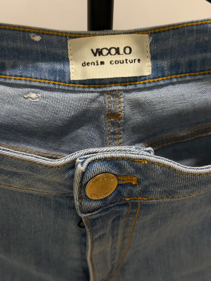 Джинсы-клеш Vicolo в морском стиле (Made in Italy)