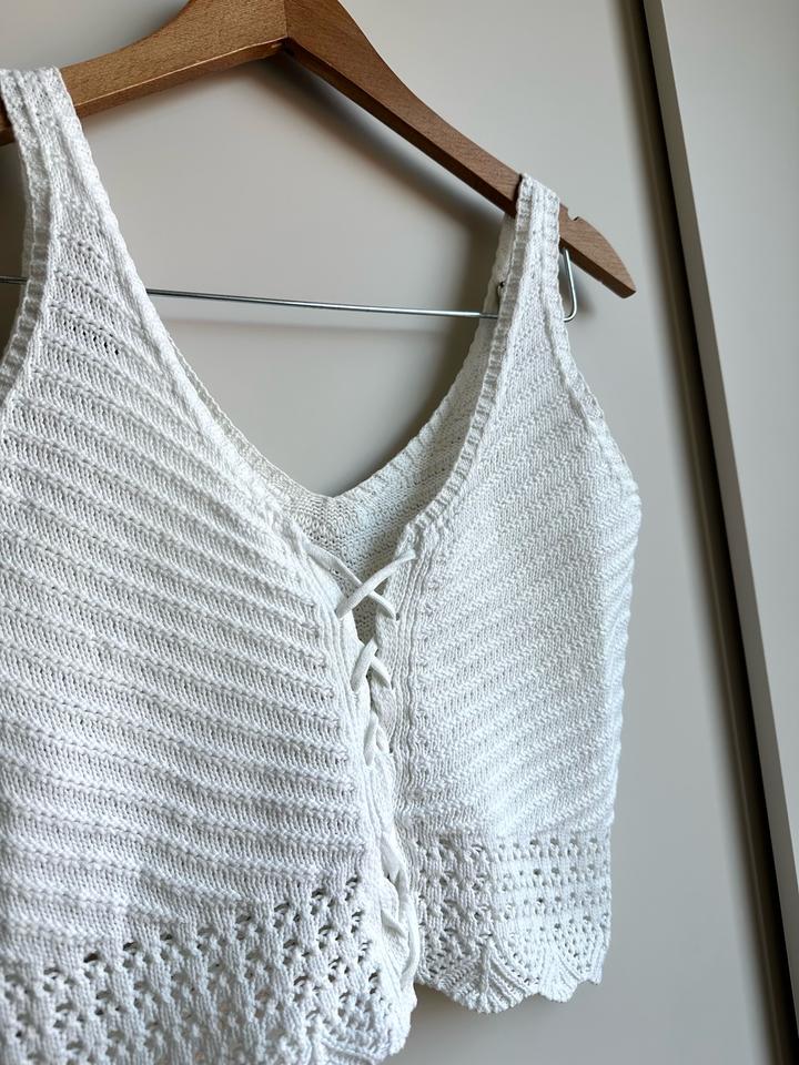 Вязанный топ
