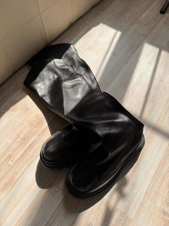 Удлиненные сапоги