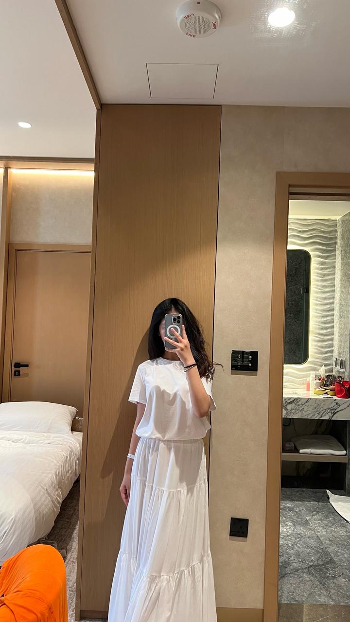 Белая длинная юбка Stradivarius | XS–S–M | Надета 1 раз | Идеальное состояние 🤍✨