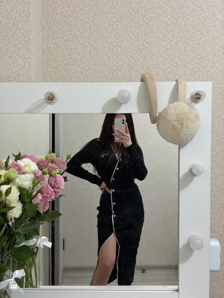 Lichi личи черное платье