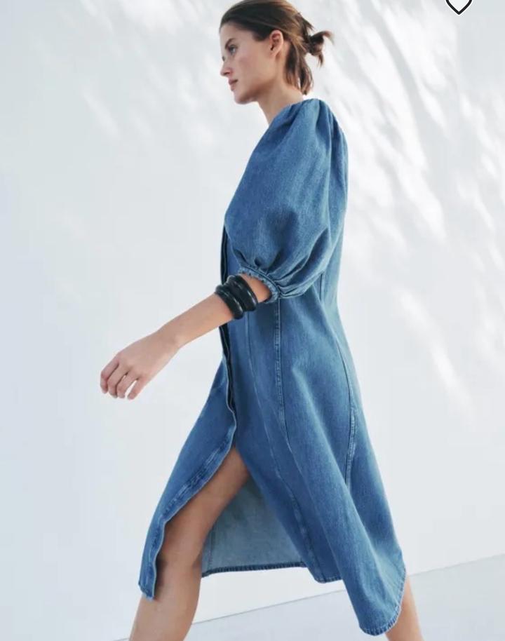 Джинсовое платье