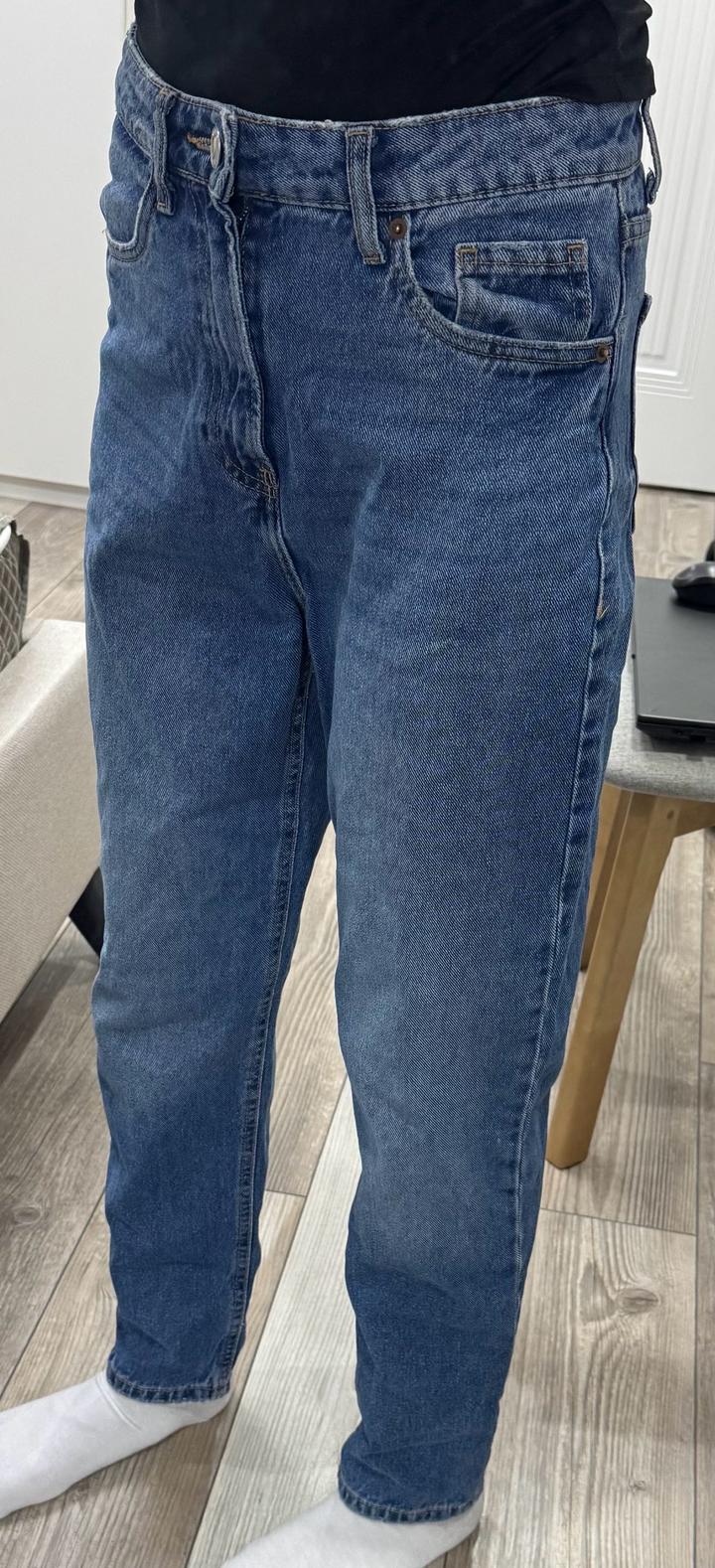Джинсы mom fit (большемерят)