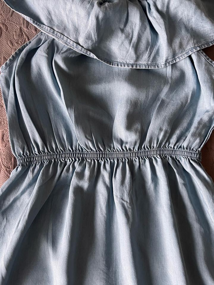 Платье голубое h&m