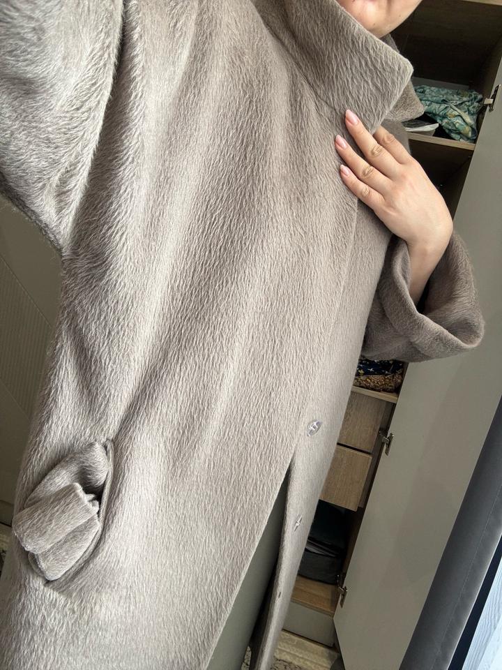 Пальто из шерсти Альпака