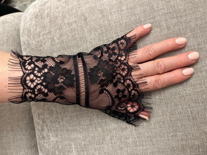 Кружевные манжеты ручная работа