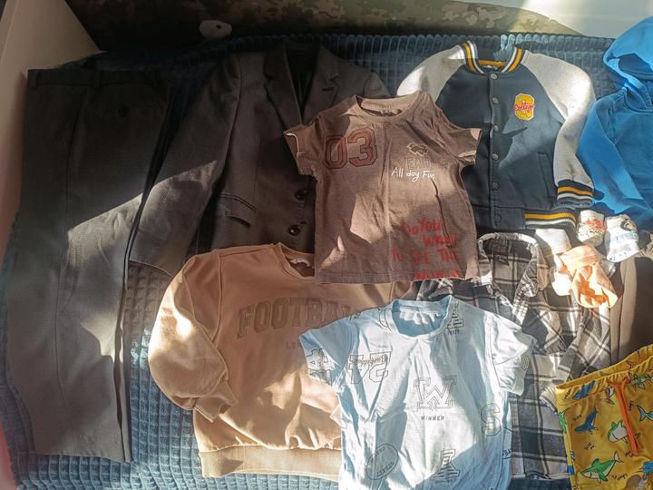 Пакет одежды мальчику на 3-4 года